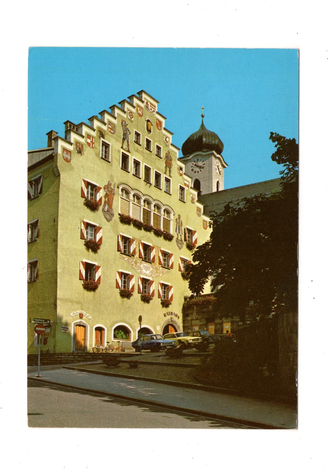 Ansichtskarte Kufstein / Unterer Stadtplatz / Tirol / Österreich