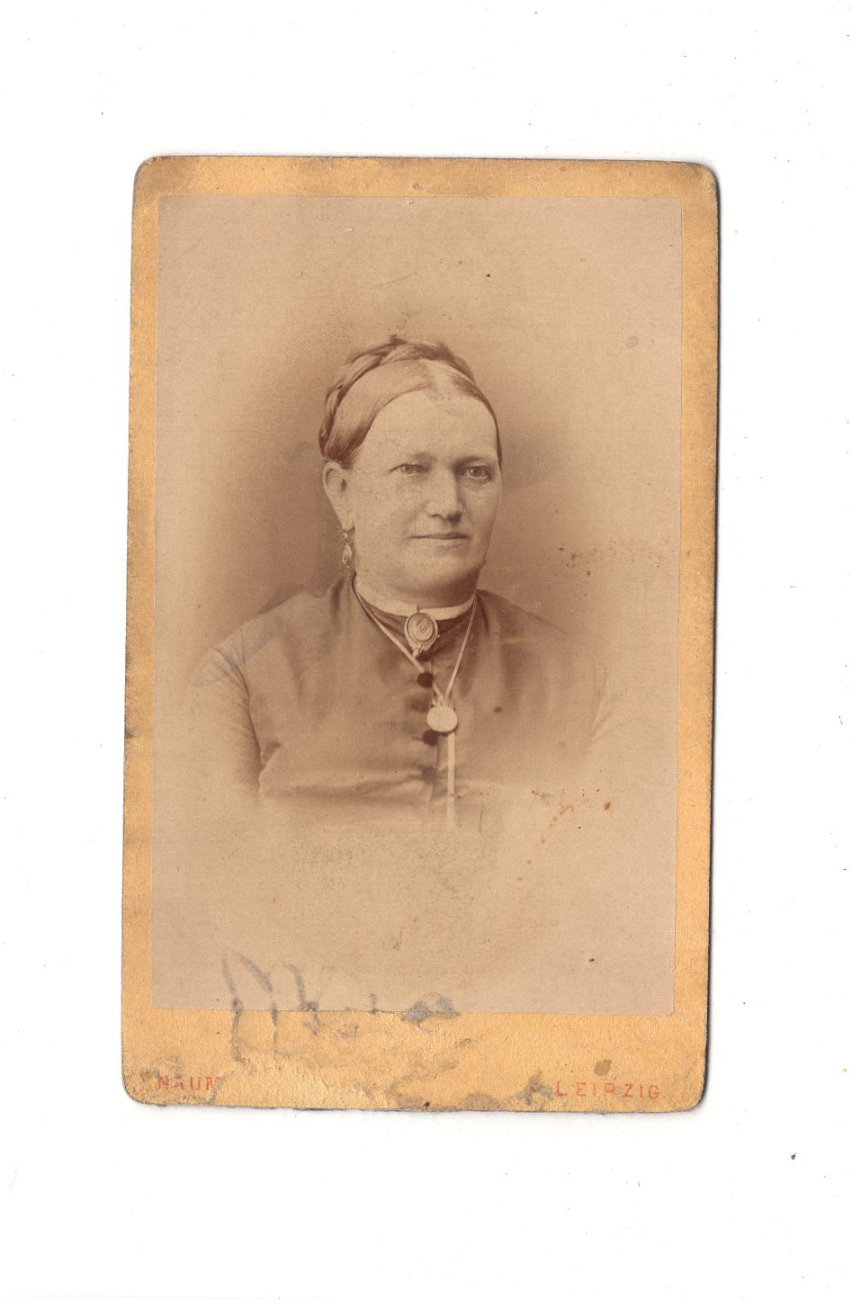 Fotografie Damenportrait - Leipzig 1870er / CDV C1-04