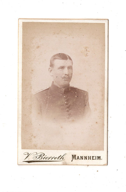 Fotografie Soldat - Mannheim 1890er