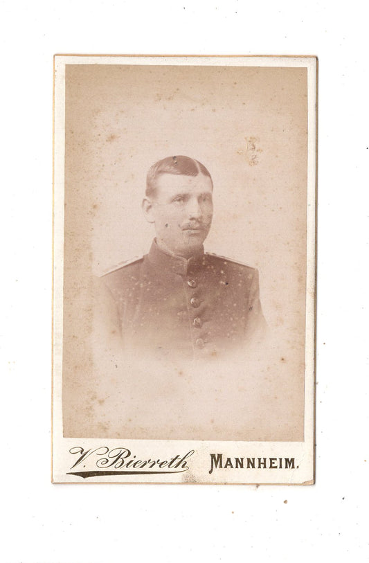 Fotografie Soldat - Mannheim 1890er