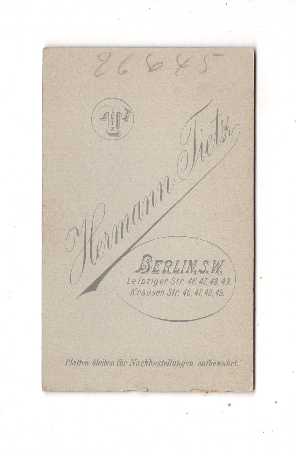 Fotografie Feine Dame - Berlin 1890er