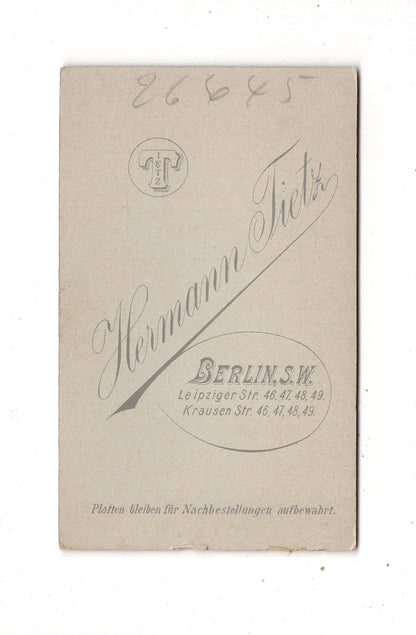 Fotografie Feine Dame - Berlin 1890er