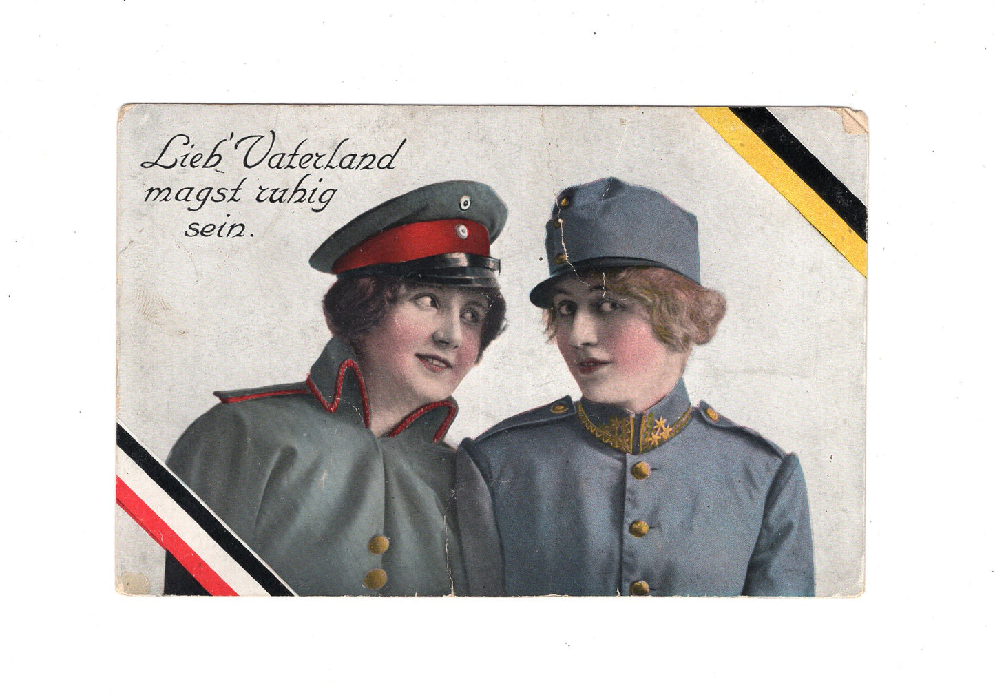 Ansichtskarte / Feldpost Patriotische Karte - Frankfurt Main 1915