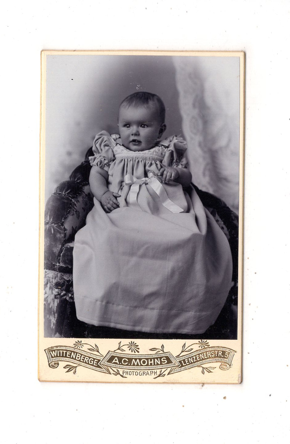 Fotografie Schönes Kinderbild / Baby - Wittenberge 1890er