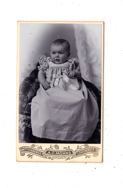 Fotografie Schönes Kinderbild / Baby - Wittenberge 1890er