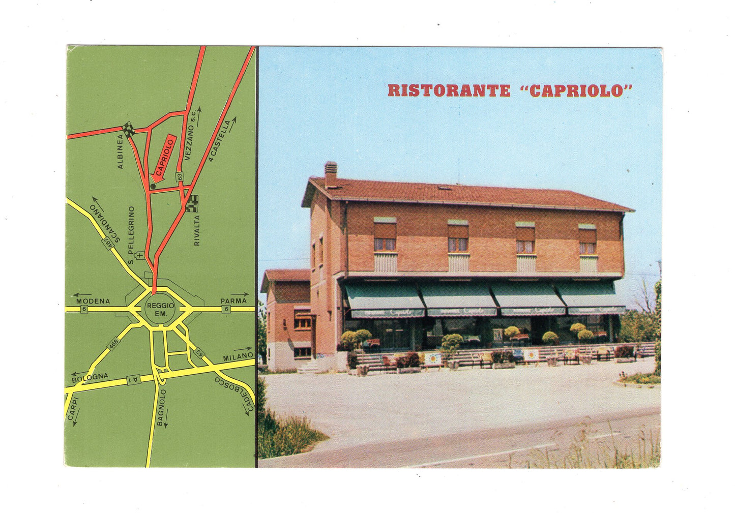 Ansichtskarte Ristorante Capriolo / Reggio Emilia / Italien