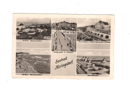 Ansichtskarte Seebad Heringsdorf / Seebrücke mit Strand +++ / L1-67