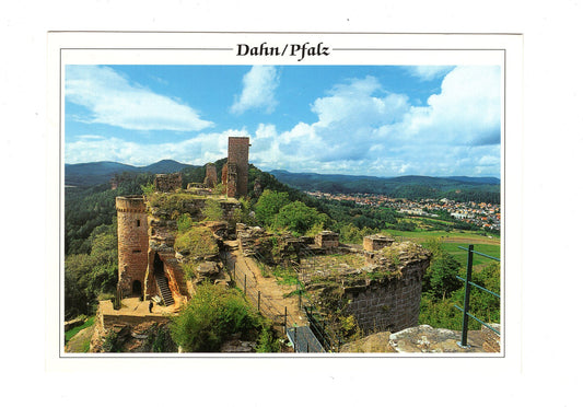 Ansichtskarte Dahn / Pflalz / Ruine Altdahn / I1-52
