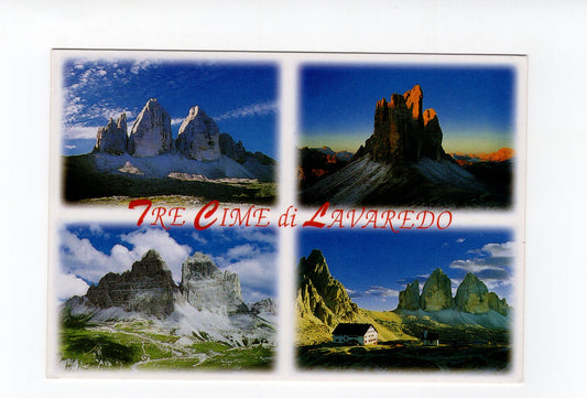 Ansichtskarte Dolomiten / Die Drei Zinnen / Südtirol / Italien