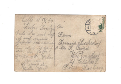 Ansichtskarte Gruppenbild Soldaten - Celle 1914