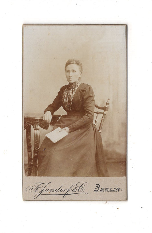 Fotografie Feine Dame - Berlin um 1900
