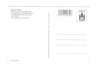 Ansichtskarte Mainz am Rhein / Dom / ZDF +++ / M1-64