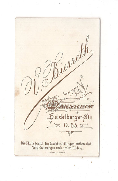 Fotografie Soldat - Mannheim 1890er