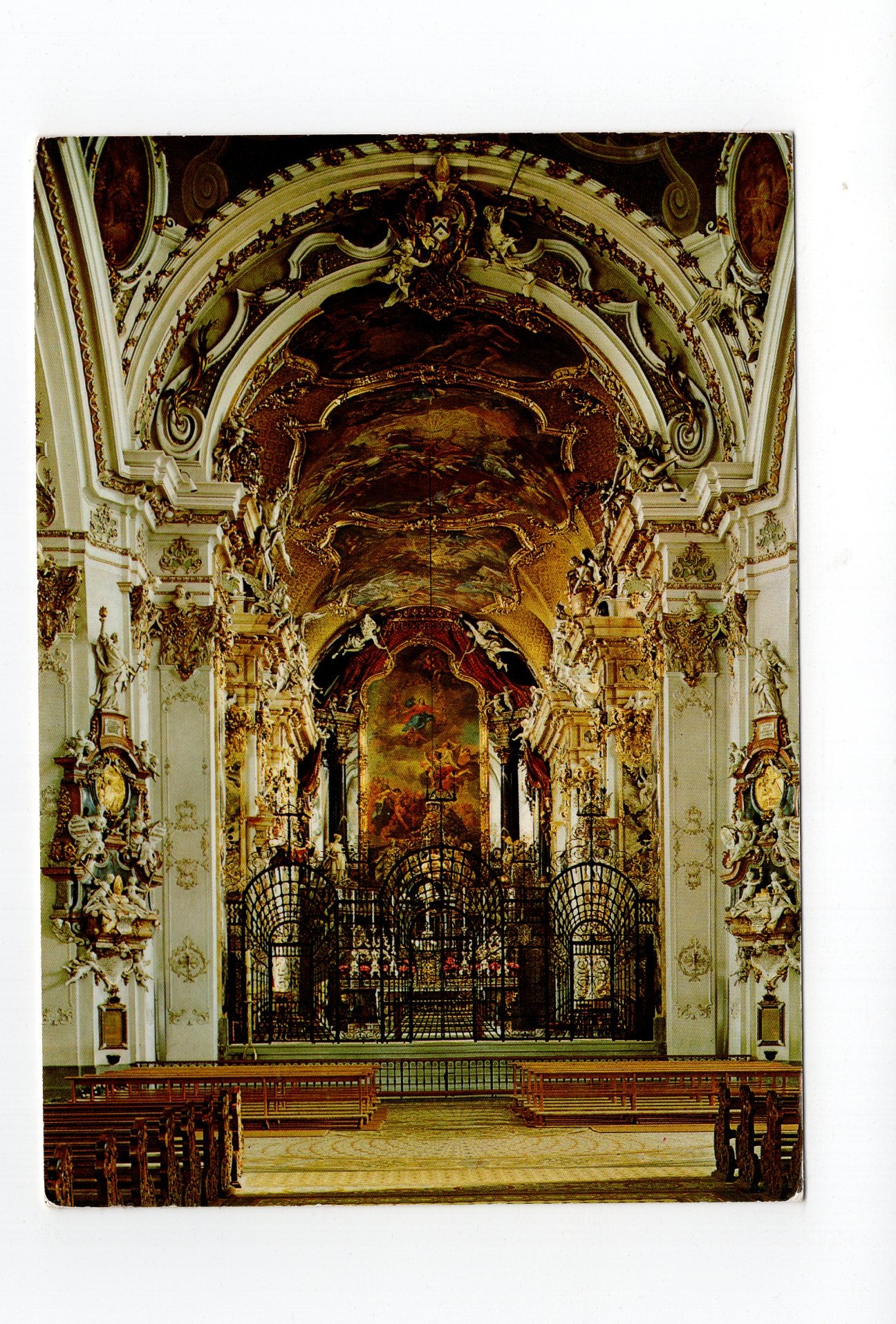 Ansichtskarte Stiftskirche Einsiedeln / Schweiz