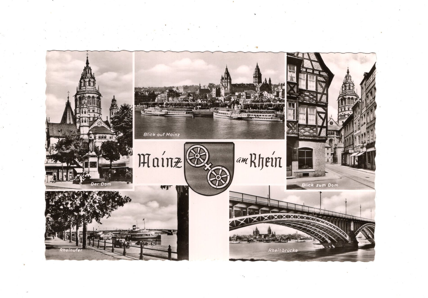 Ansichtskarte Mainz am Rhein / Rheinbrücke +++ / M1-64