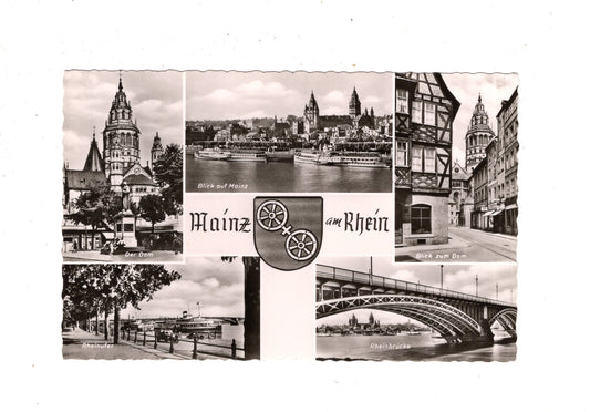 Ansichtskarte Mainz am Rhein / Rheinbrücke +++ / M1-64