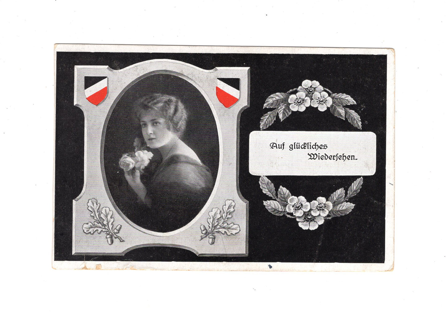 Ansichtskarte / Feldpost Patriotische Karte - Straßburg 1916