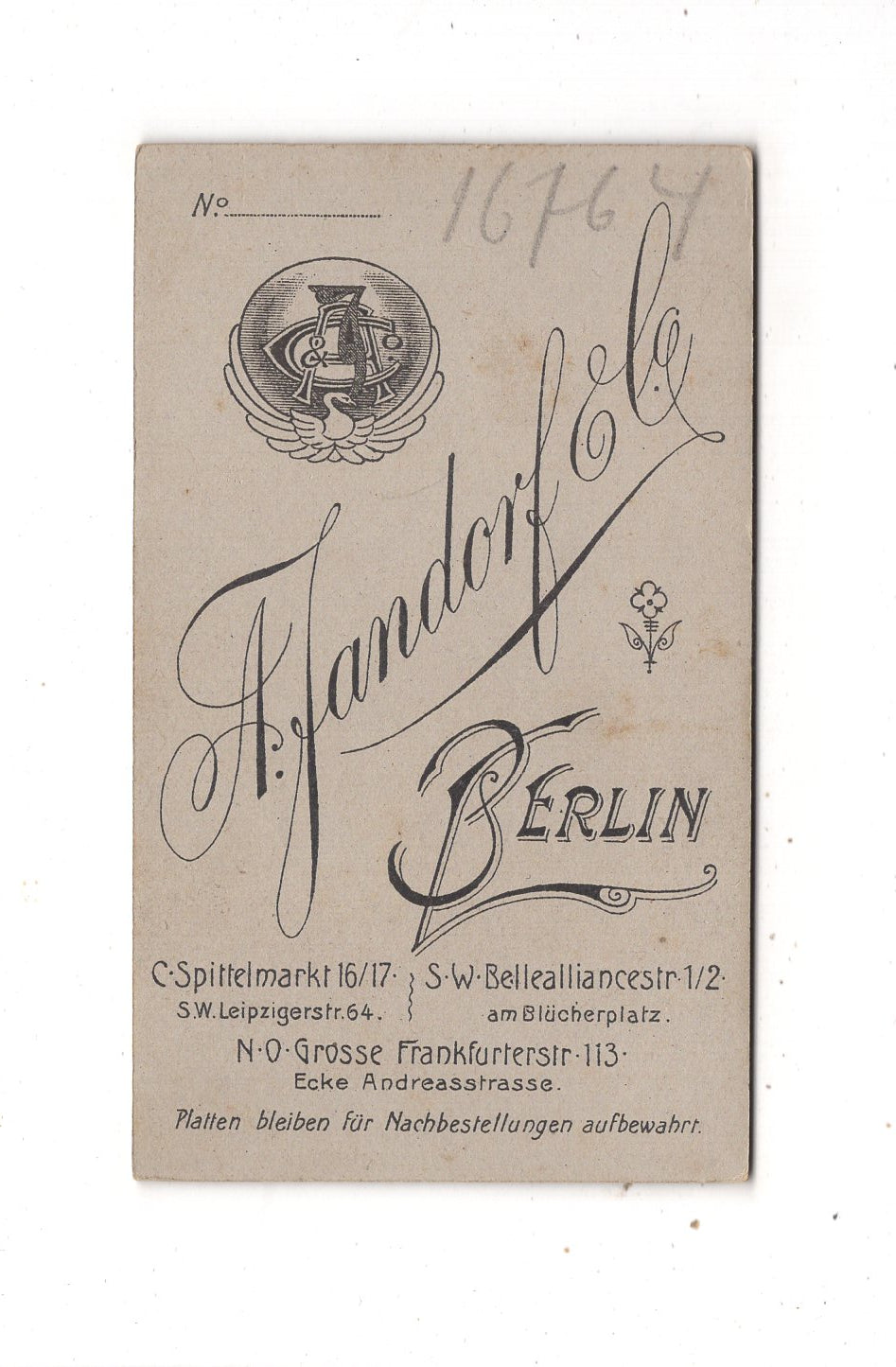 Fotografie Feine Dame - Berlin um 1900