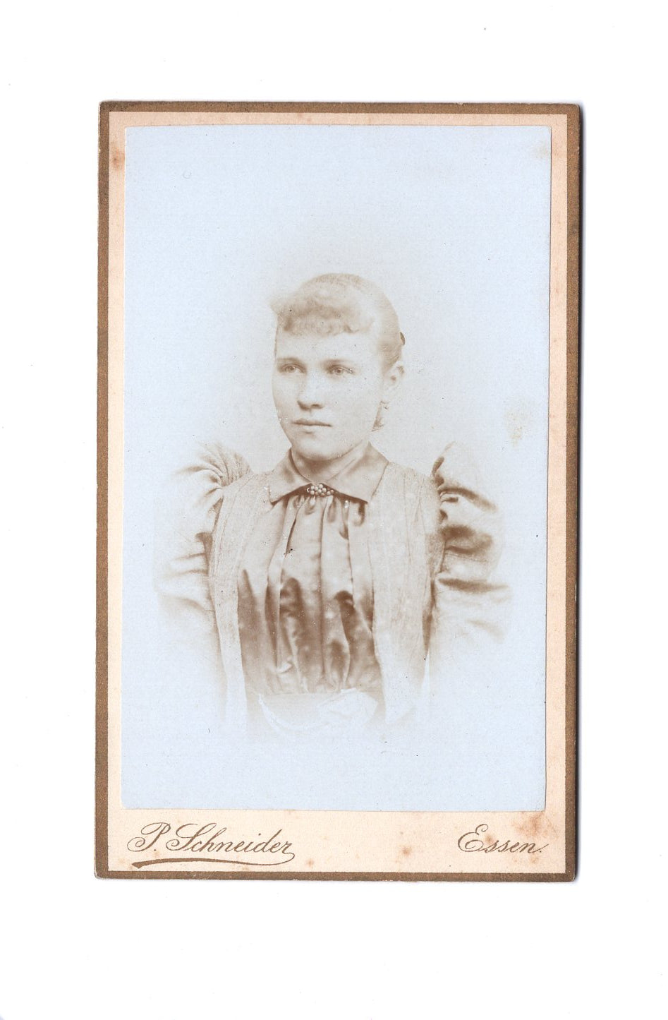 Fotografie Damenportrait - Essen um 1890