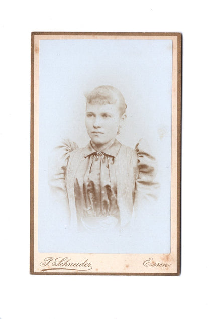 Fotografie Damenportrait - Essen um 1890