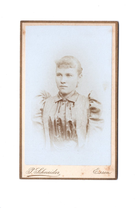 Fotografie Damenportrait - Essen um 1890