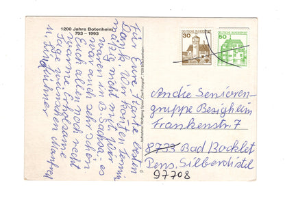 Ansichtskarte 1200 Jahre Botenheim / 793 - 1993