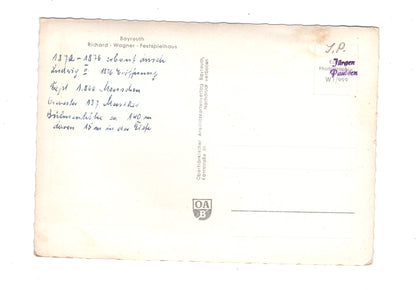 Ansichtskarte Bayreuth / Richard-Wagner-Festspielhaus