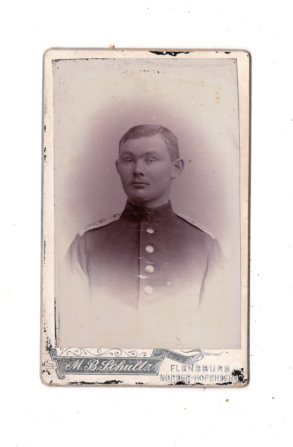 Fotografie Soldat - Flensburg 1880er