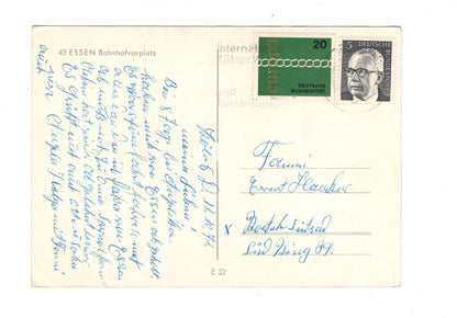 Ansichtskarte Essen an der Ruhr / Bahnhofsvorplatz / G1-59