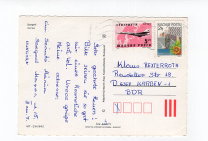 Ansichtskarte Szeged / Ungarn