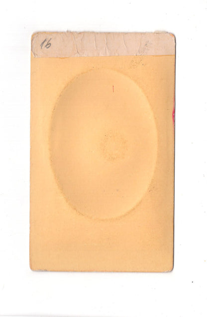 Fotografie Damenportrait - unbekannter Ort 1870er / CDV C1-04