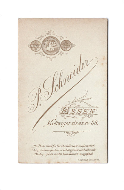 Fotografie Damenportrait - Essen um 1890