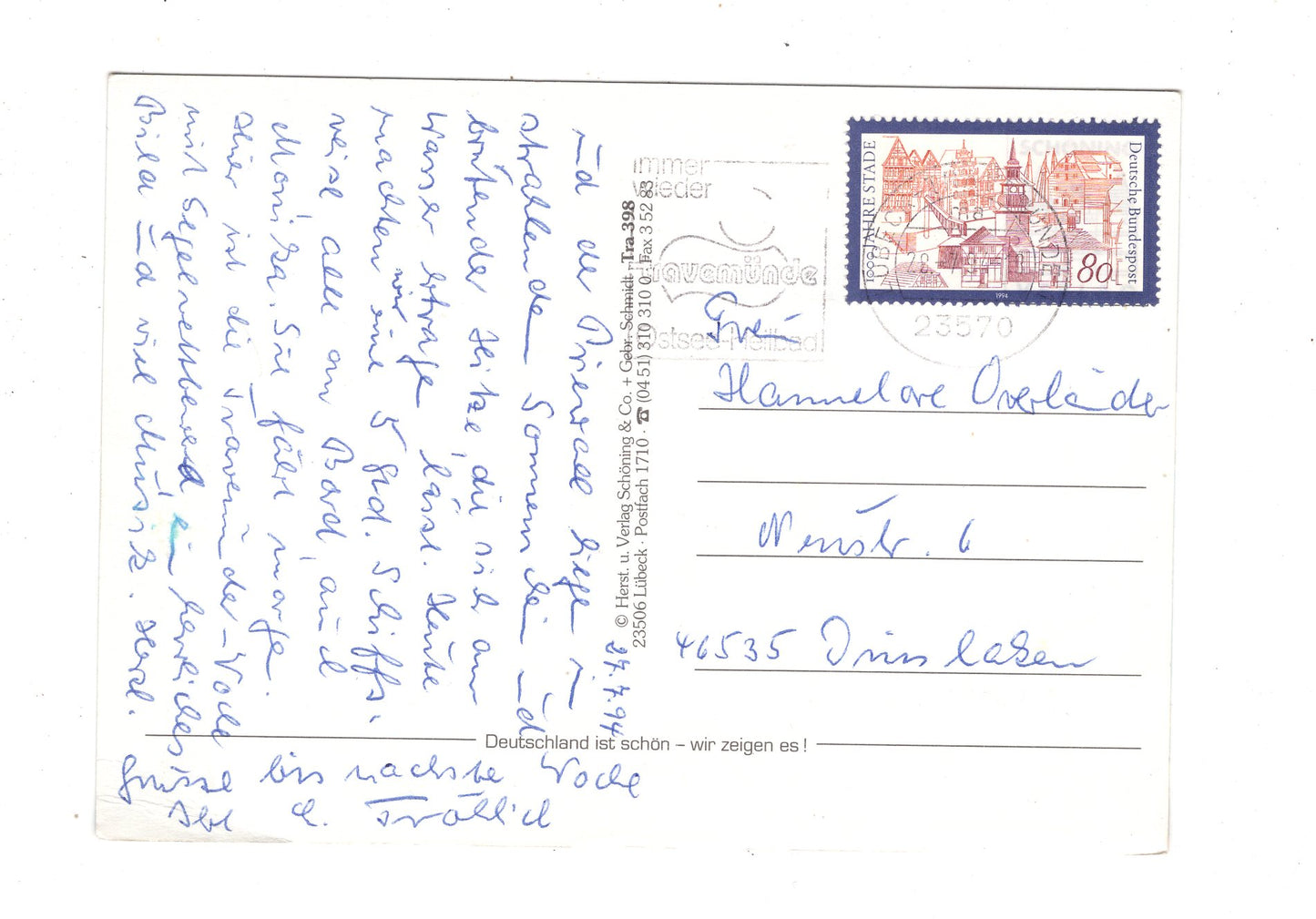 Ansichtskarte Ostseeheilbad Travemünde / L1-67