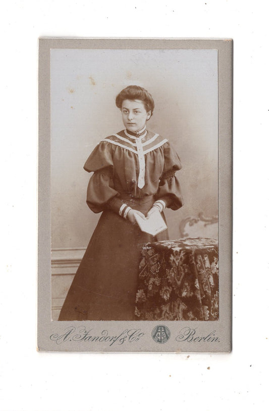 Fotografie Feine Dame - Berlin um 1900