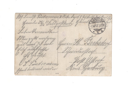 Ansichtskarte / Feldpost / Gruppenbild Soldaten - Hameln 1915