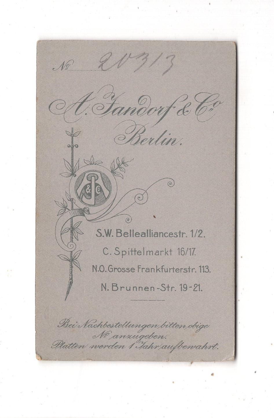 Fotografie Feine Dame - Berlin um 1900