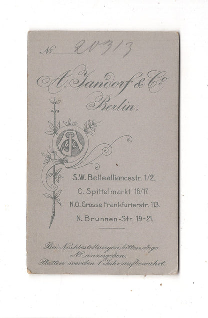Fotografie Feine Dame - Berlin um 1900