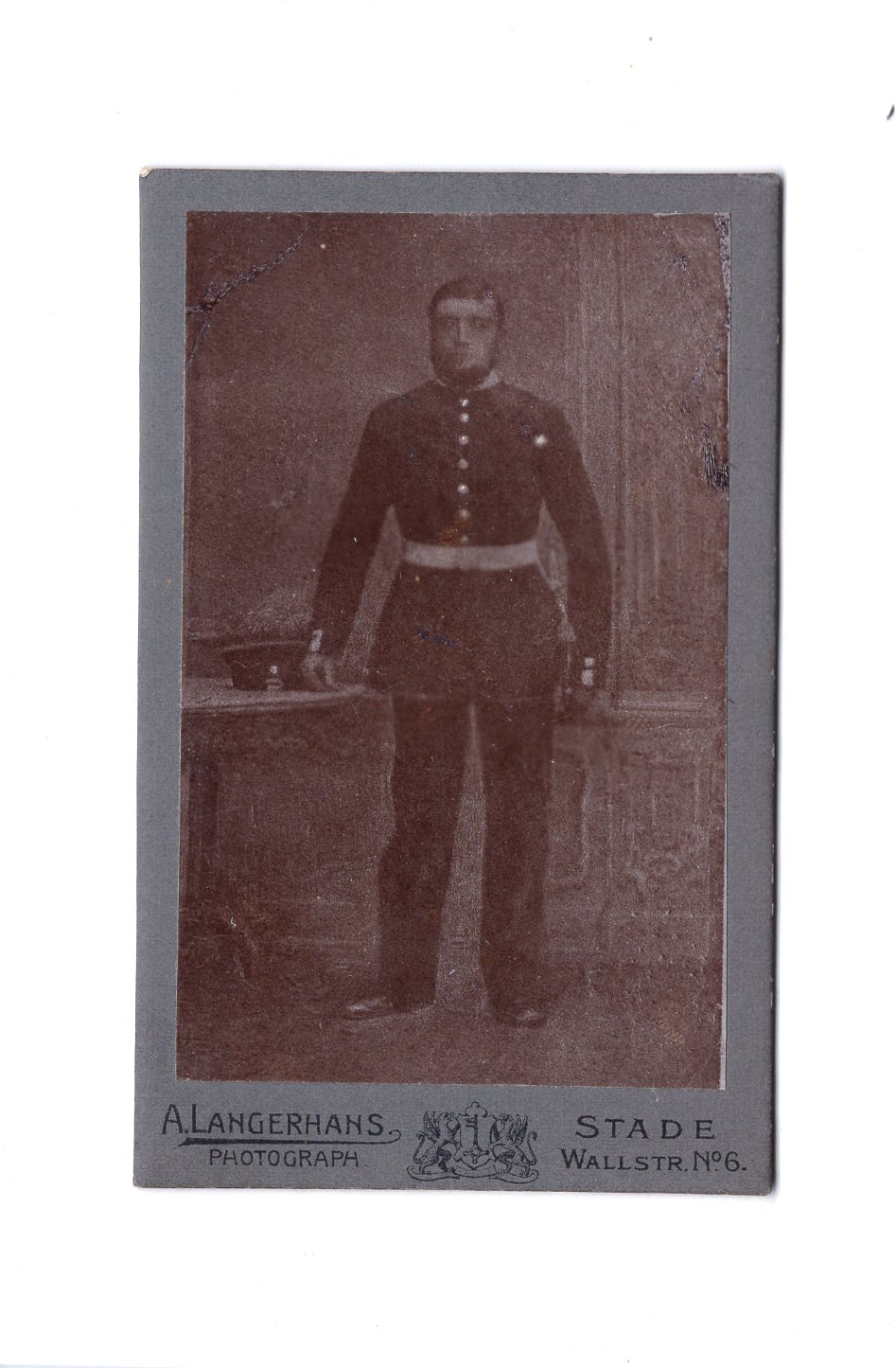 Fotografie Soldat / Soldatenportrait - Stade 1900er