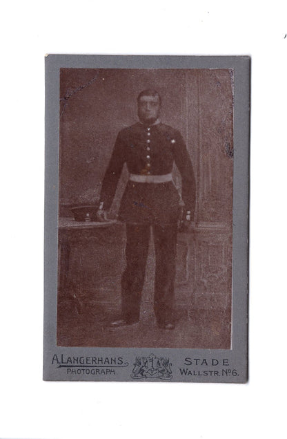 Fotografie Soldat / Soldatenportrait - Stade 1900er