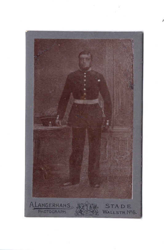 Fotografie Soldat / Soldatenportrait - Stade 1900er