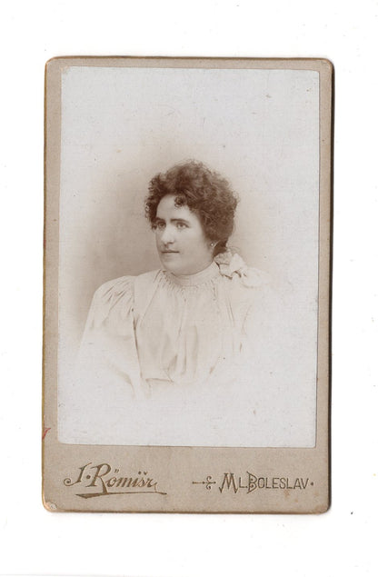 Fotografie Damenportrait - Ml. Boleslav um 1900 / CDV C1-04