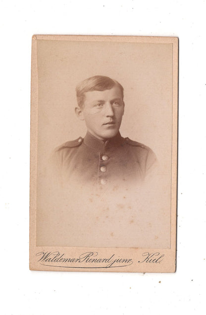 Fotografie Soldat - Kiel 1880er