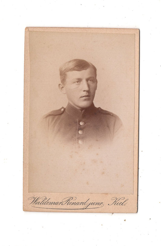 Fotografie Soldat - Kiel 1880er