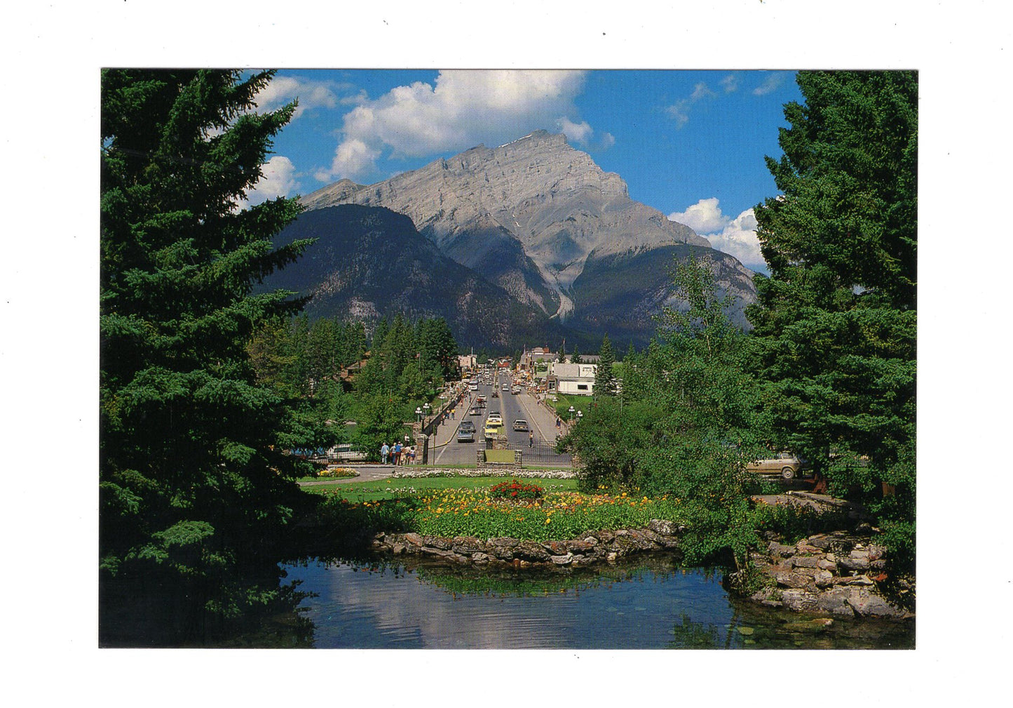 Ansichtskarte Banff and Cascade Mountain / Canadian Rockies / Kanada