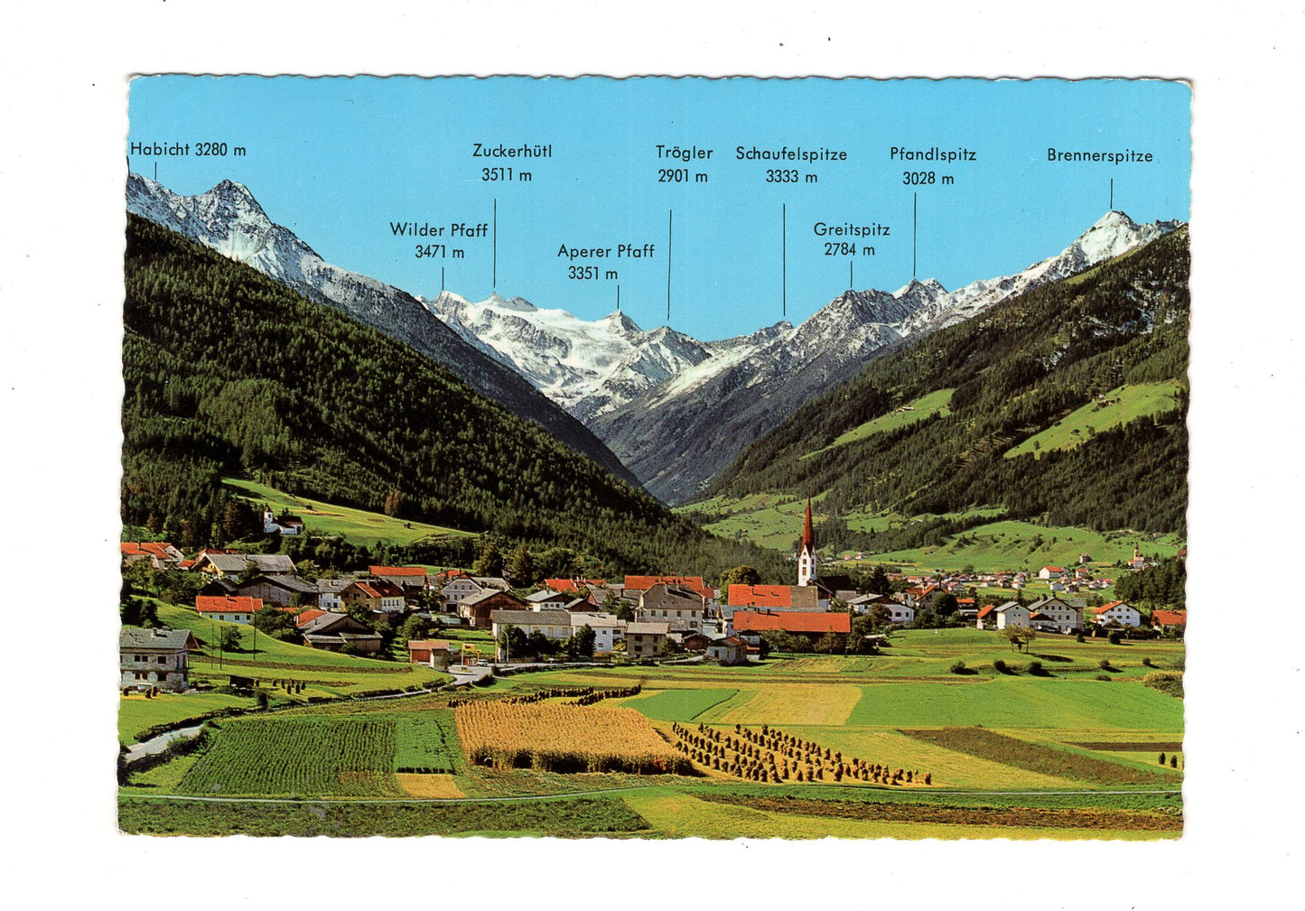Ansichtskarte Mieders / Stubaital / Tirol / Österreich
