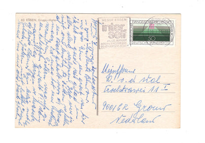 Ansichtskarte Essen an der Ruhr / Gruga-Halle / G1-59