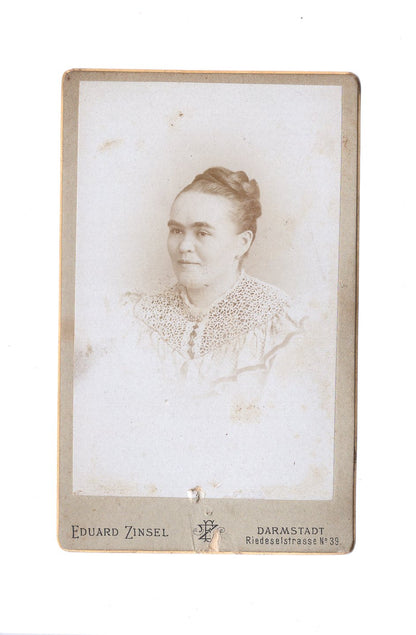 Fotografie Damenportrait - Darmstadt 1890er