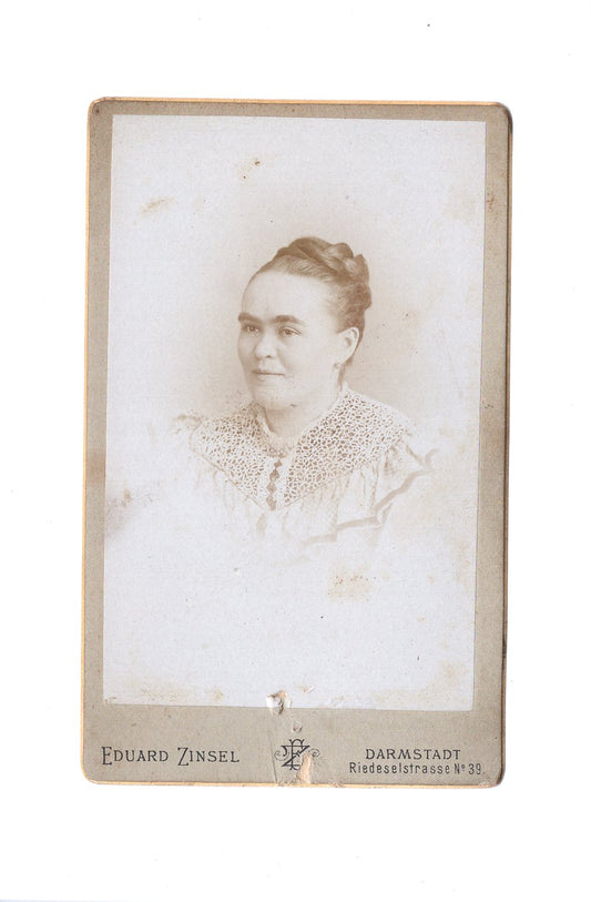 Fotografie Damenportrait - Darmstadt 1890er