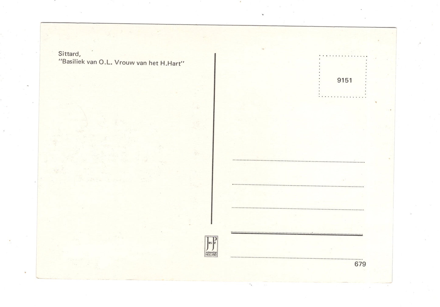 Ansichtskarte Sittard / Basilika / Niederlande / M1-69