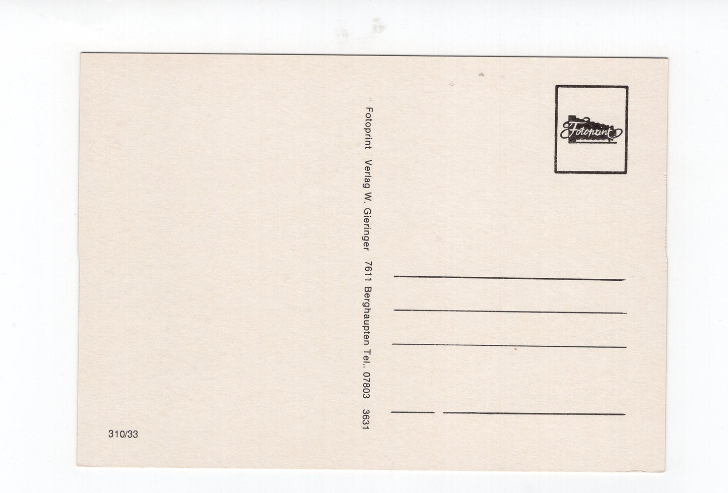 Ansichtskarte Titisee im Hochschwarzwald